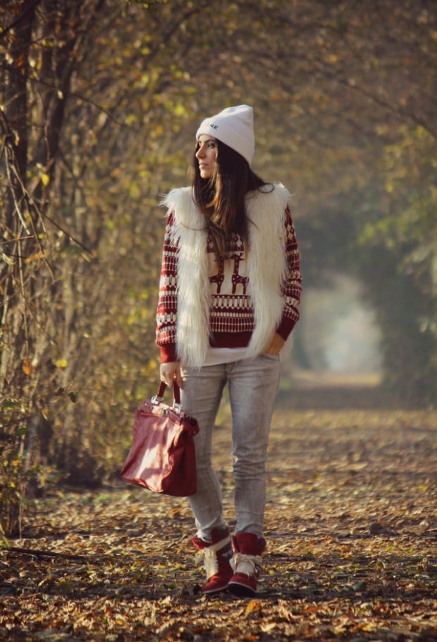 Cozy Sweater for Cold Weather 18 Stylish Outfit Ideas (15)