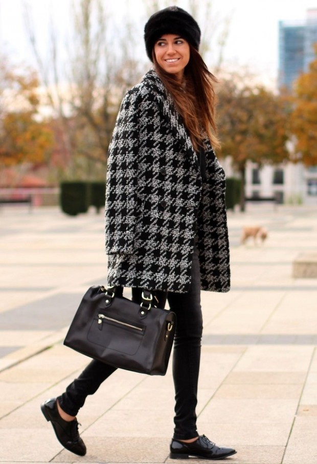Houndstooth Print 17 Stylish Outfit Ideas (2)