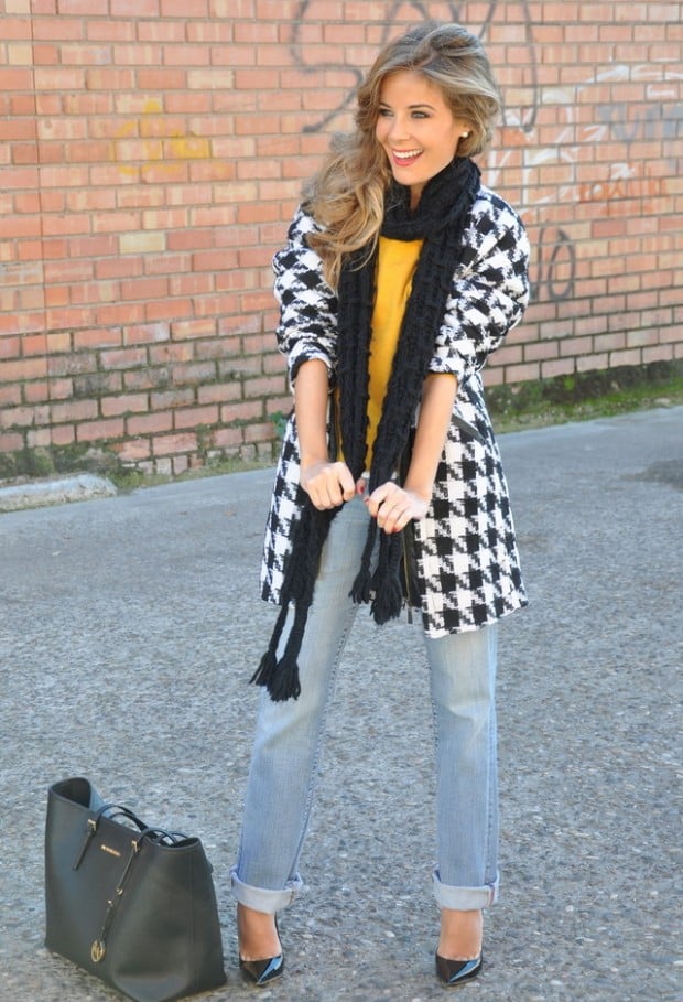 Houndstooth Print 17 Stylish Outfit Ideas (3)