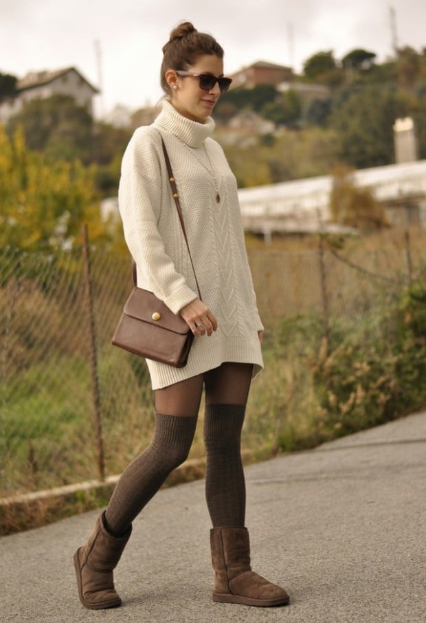 How to Wear Knee High Socks 19 Stylish Outfit Ideas (2)