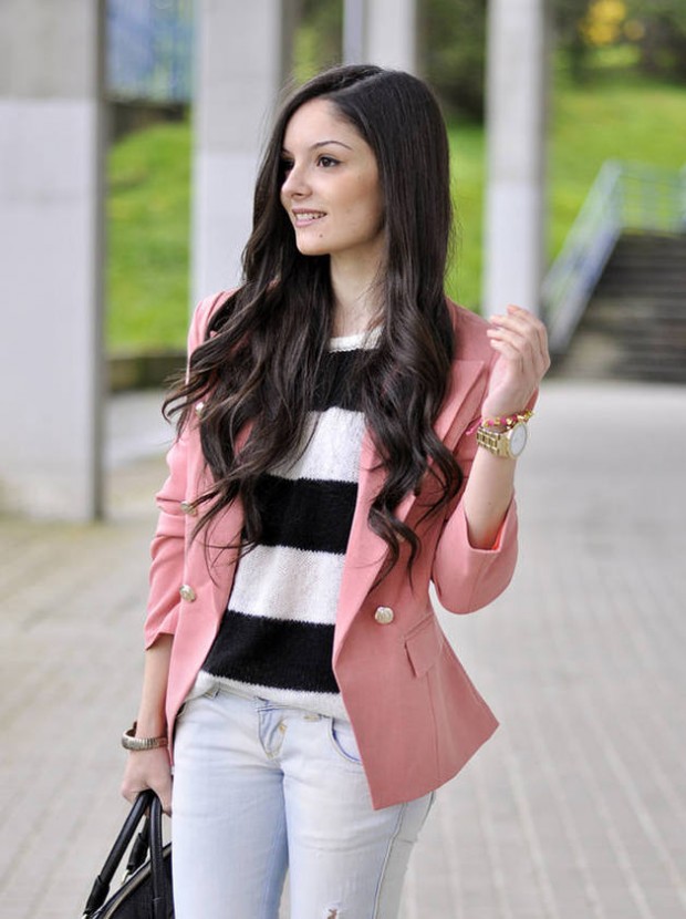 17 Amazing Outfit Ideas with Colored Blazers for Stylish Spring Look (3)