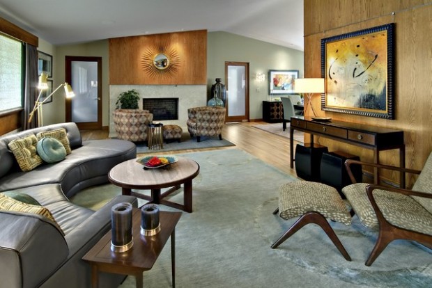 17 Mid Century Modern Living Room Design Ideas   (17)