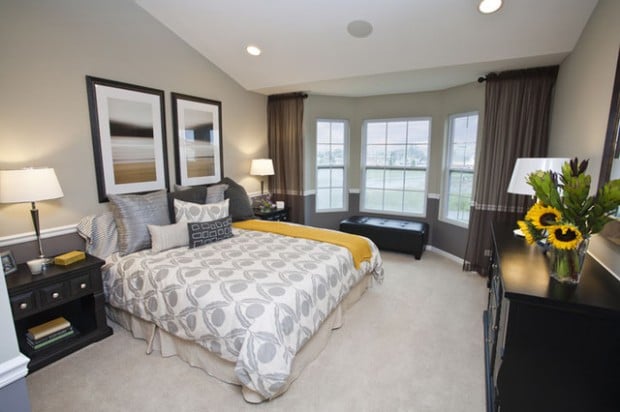 20 Beautiful Gray Master Bedroom Design Ideas  (1)