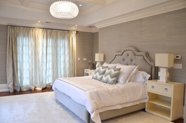 20 Beautiful Gray Master Bedroom Design Ideas  (11)