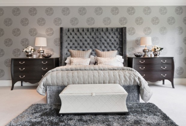20 Beautiful Gray Master Bedroom Design Ideas  (4)