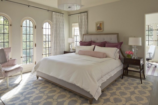 20 Beautiful Gray Master Bedroom Design Ideas  (6)