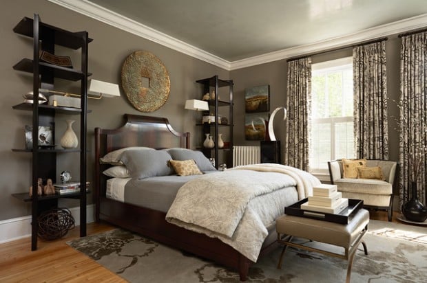 20 Beautiful Gray Master Bedroom Design Ideas  (7)
