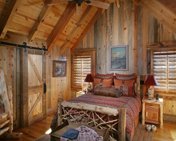 20 Cozy Rustic Bedroom Design Ideas (12)