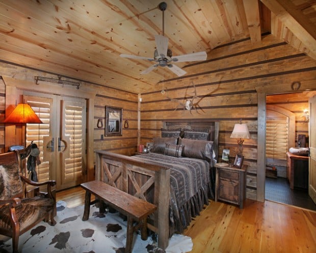 20 Cozy Rustic Bedroom Design Ideas (19)