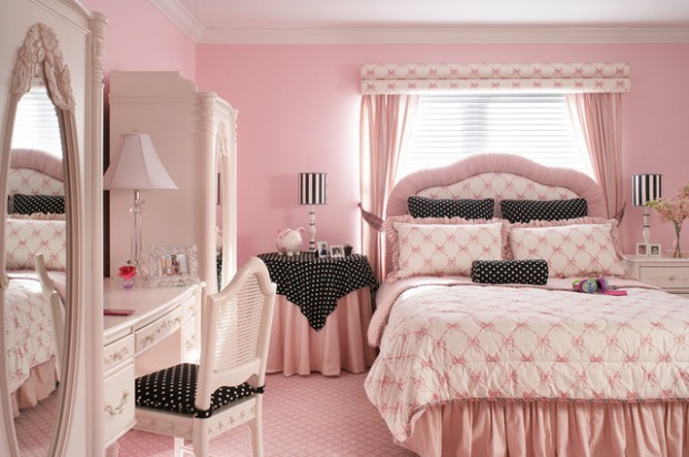 22 Pink Bedroom Design Ideas for Little Ladies (16)
