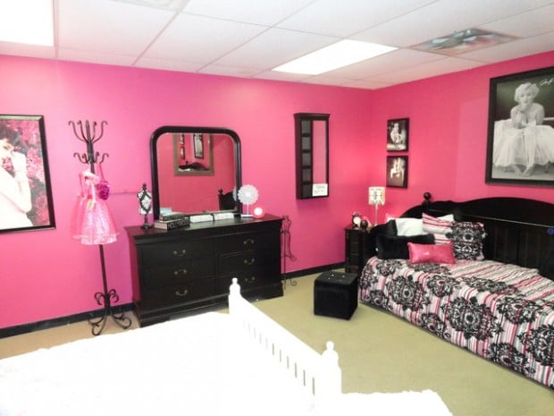 22 Pink Bedroom Design Ideas for Little Ladies (18)
