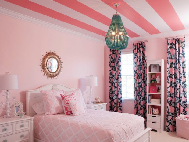 22 Pink Bedroom Design Ideas for Little Ladies (20)