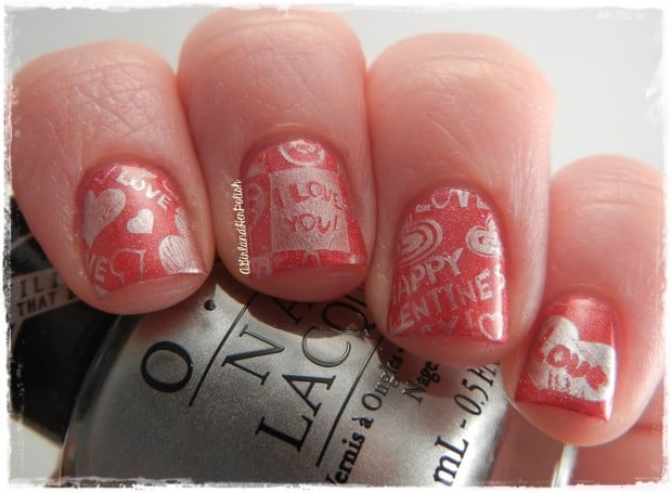 22 Sweet and Easy Valentine’s Day Nail Art Ideas (16)