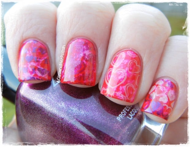 22 Sweet and Easy Valentine’s Day Nail Art Ideas (18)