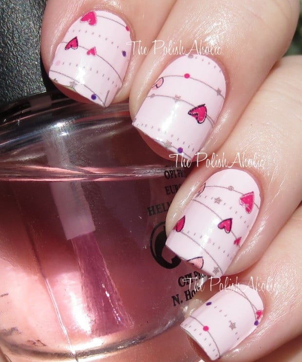 22 Sweet and Easy Valentine’s Day Nail Art Ideas (21)