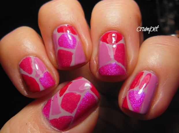 22 Sweet and Easy Valentine’s Day Nail Art Ideas (5)