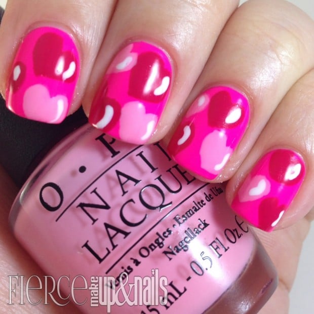 22 Sweet and Easy Valentine’s Day Nail Art Ideas (6)