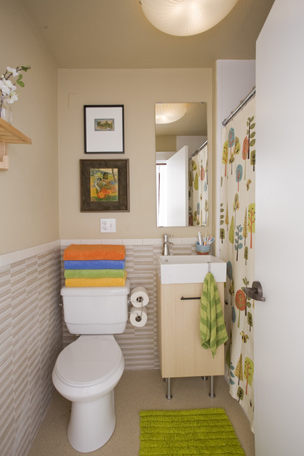 18 Functional Design Ideas for Small Bathrooms (2)