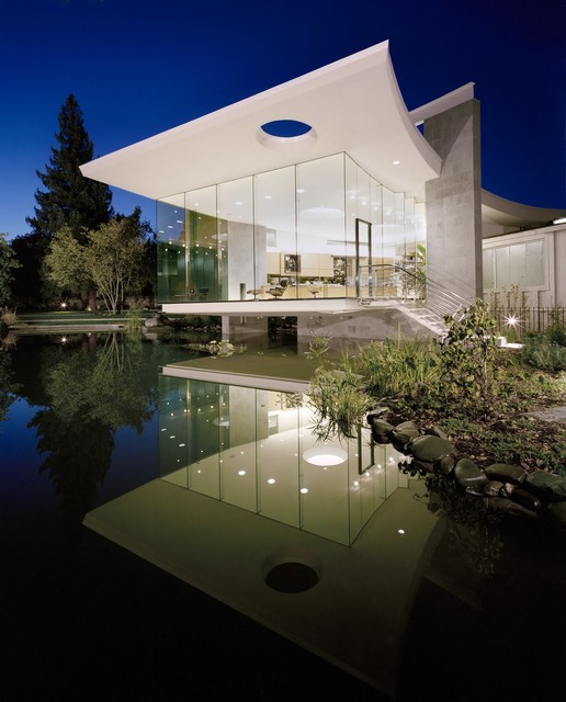 18 Modern Glass House Exterior Designs (10)