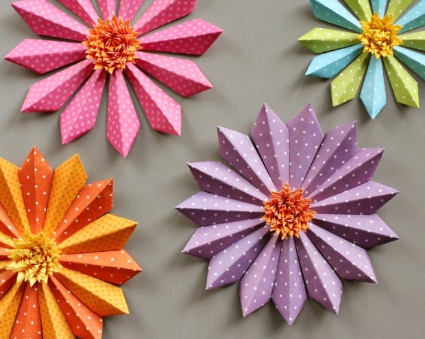 19 Cute DIY Paper Flower Ideas to Celebrate Spring (3)
