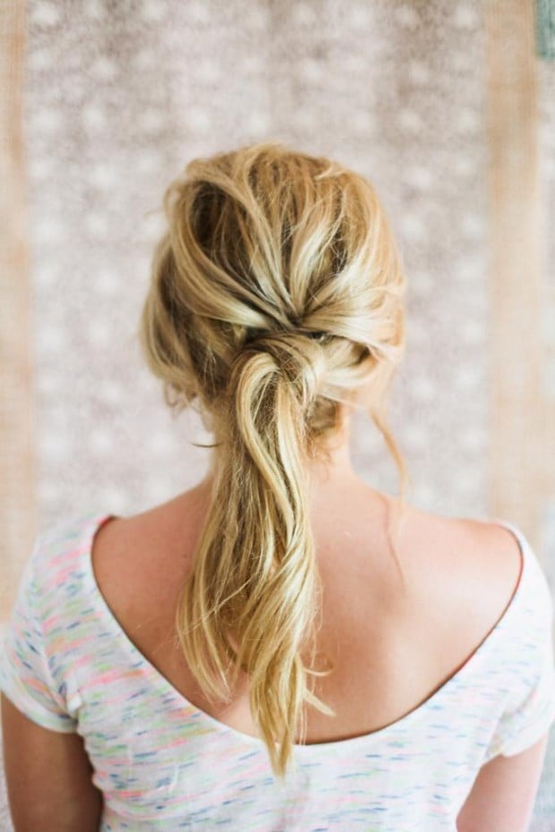 19 Cute and Easy Hairstyles that Can Be Done in 10 Minutes (17)