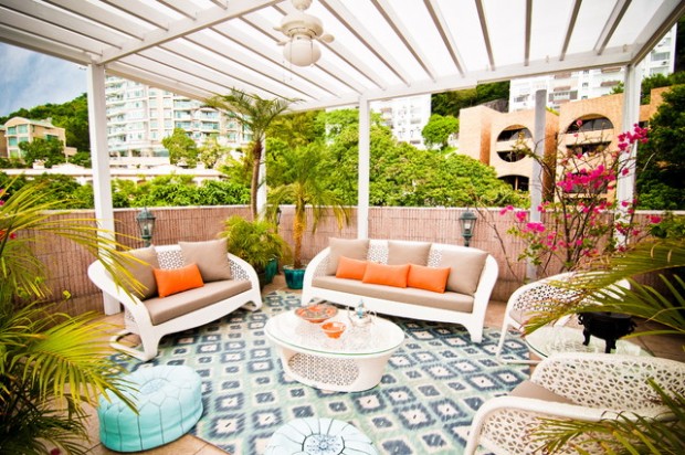 20 Cozy Chic Patio Design Ideas Perfect for Sunny Days (20)