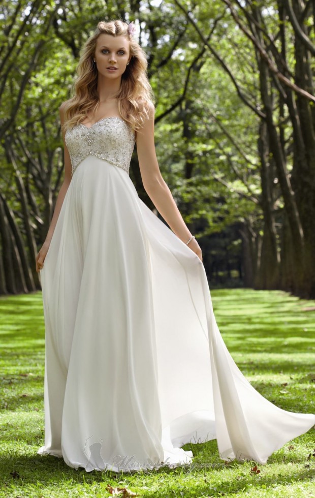 20 Elegant Strapless Wedding Dresses (11)