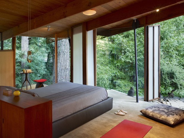 20 Zen Master Bedroom Design Ideas for Relaxing Ambience  (10)