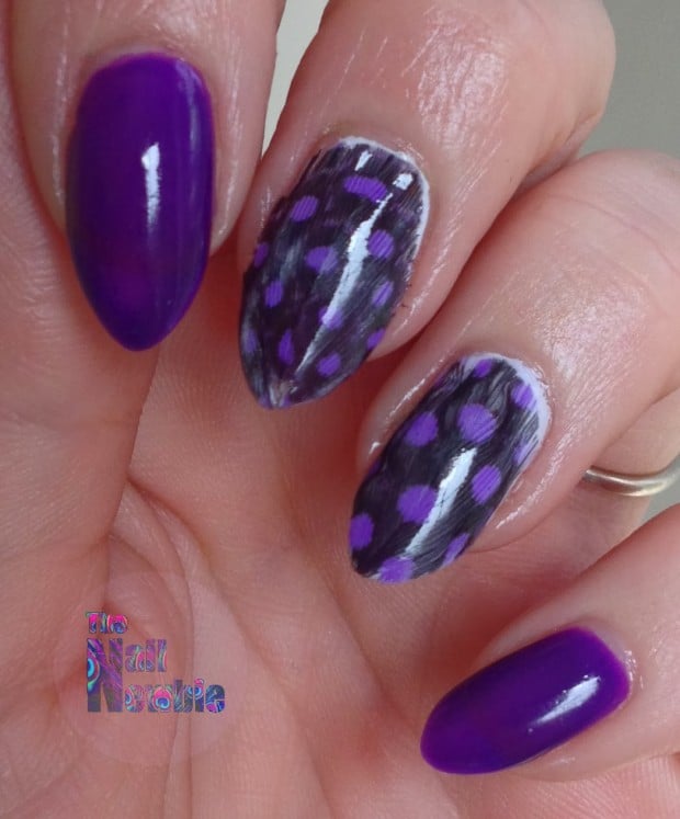24 Beautiful Purple Nail Art Ideas (16)
