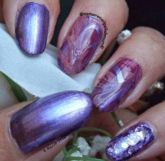 24 Beautiful Purple Nail Art Ideas (2)