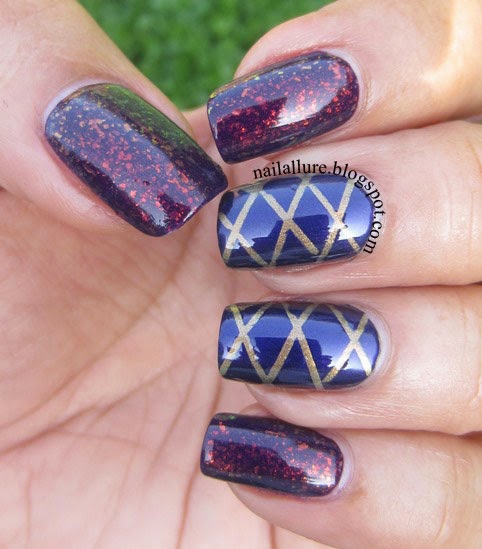 24 Beautiful Purple Nail Art Ideas (21)