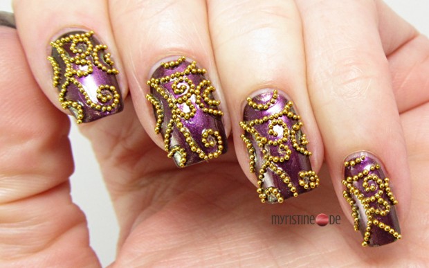 24 Beautiful Purple Nail Art Ideas (3)