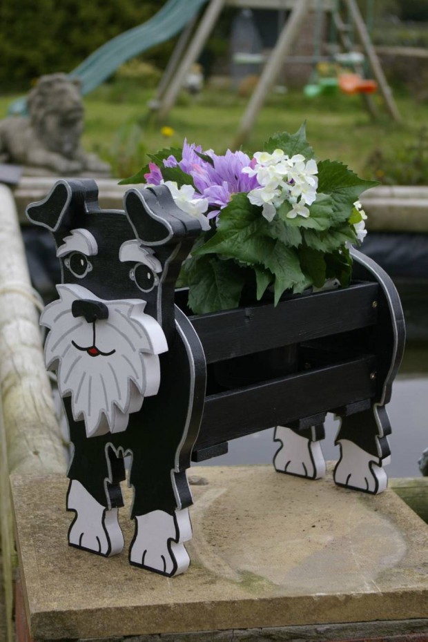 24 Outstandingly Cute DIY Canine Planters (6)