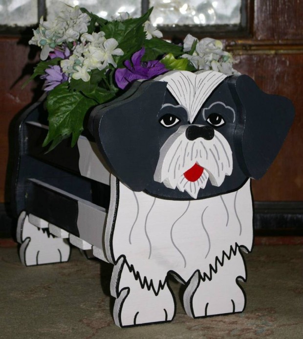 24 Outstandingly Cute DIY Canine Planters (7)
