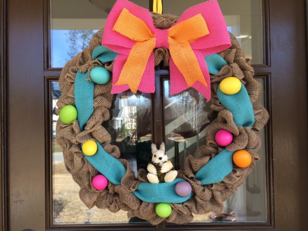26 Creative and Easy Handmade Easter Wreath Designs (13)