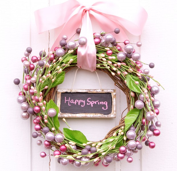 26 Creative and Easy Handmade Easter Wreath Designs (15)
