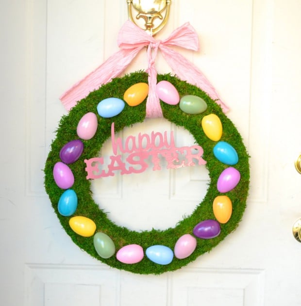 26 Creative and Easy Handmade Easter Wreath Designs (26)
