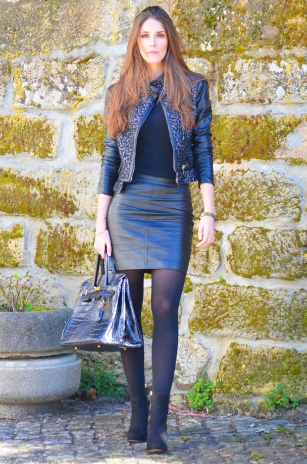 18 Fancy Leather Skirts For Your Look Improvement - Style Motivation