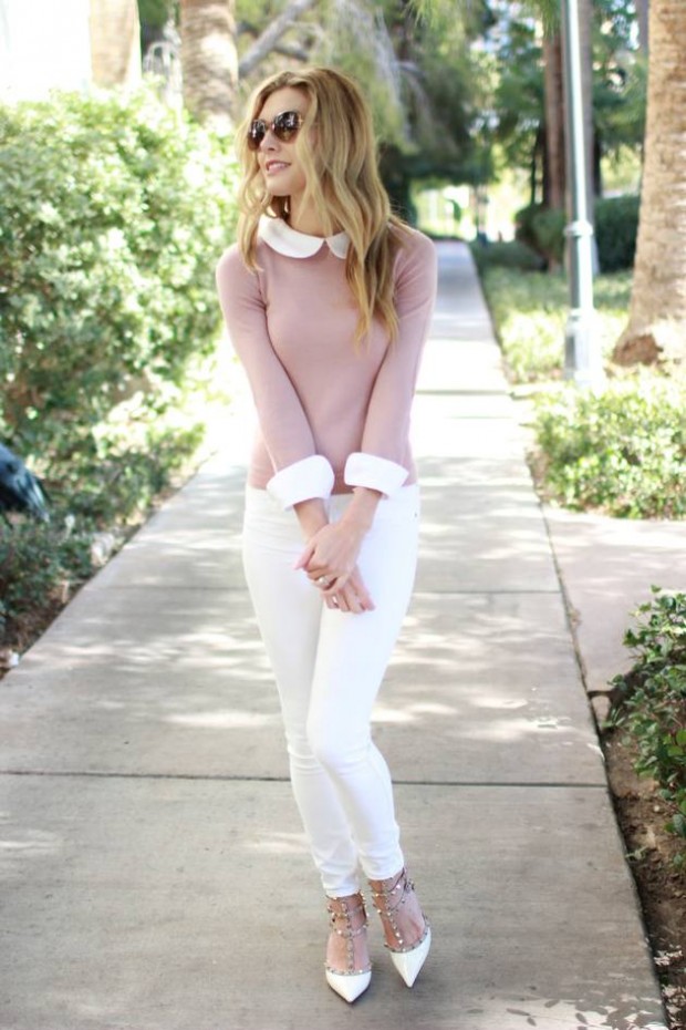 How to Wear White Jeans 17 Stylish Outfit Ideas (5)