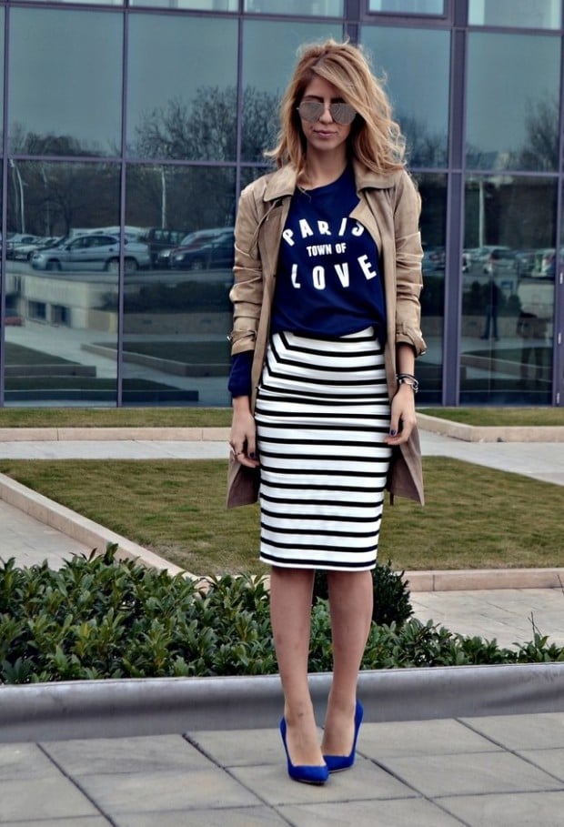 Stripes for Trendy Chic Look 20 Stylish Outfit Ideas (19)