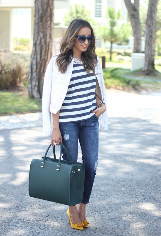 Stripes for Trendy Chic Look 20 Stylish Outfit Ideas (6)