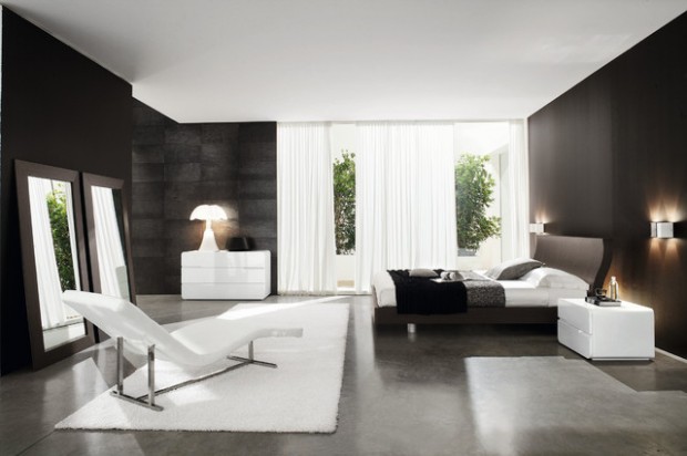 15 Elegant Black and White Bedroom Design Ideas (1)