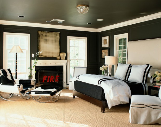 15 Elegant Black and White Bedroom Design Ideas (4)