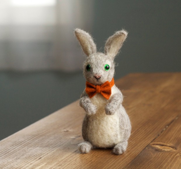 17 Cute & Handmade Needle Felted Easter Decorations (15)
