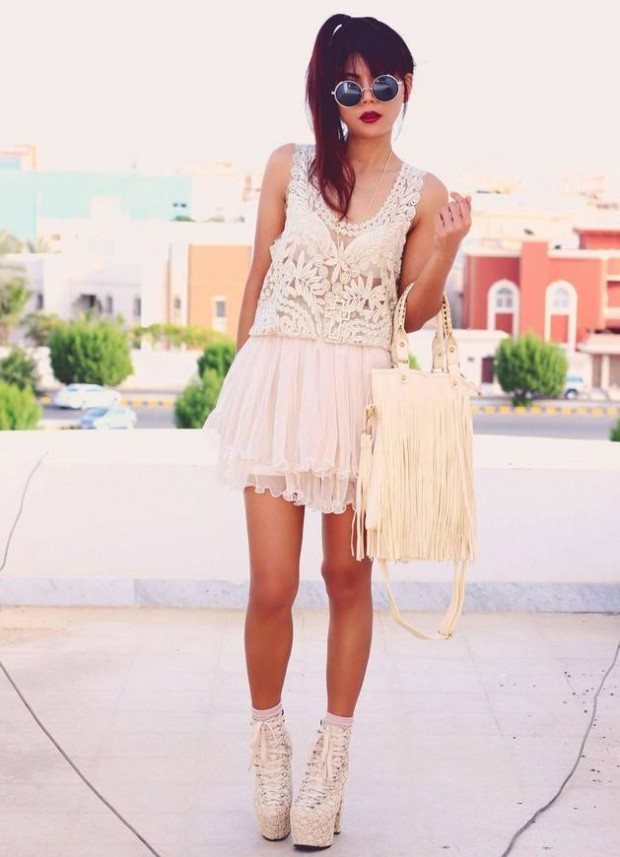 17 Outfit Ideas with Tulle Skirts for Romantic Look (11)