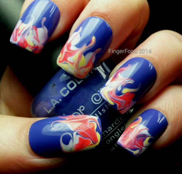 18 Lovely Nail Art Ideas in Bright Colors and Creative Designs (8)