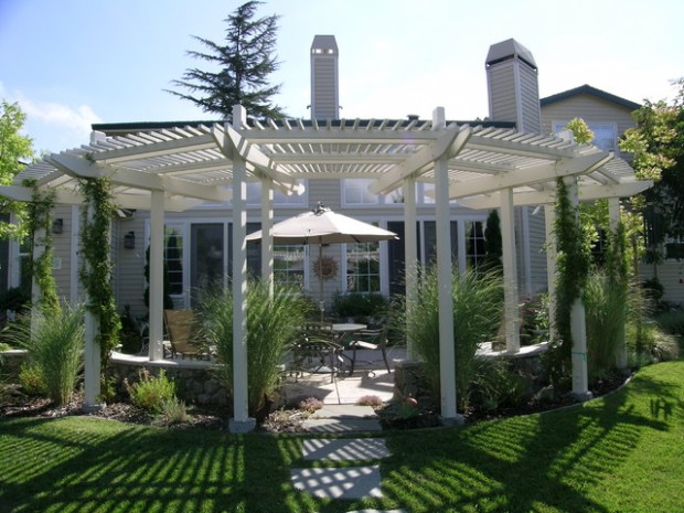 18 Lovely Pergola Design Ideas for Your Outdoor Area (16)