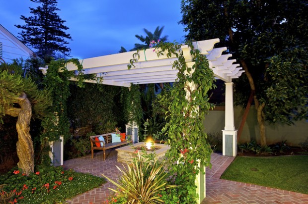 18 Lovely Pergola Design Ideas for Your Outdoor Area (6)