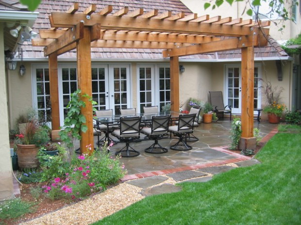18 Lovely Pergola Design Ideas for Your Outdoor Area (7)