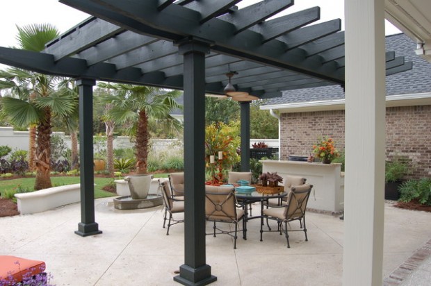 18 Lovely Pergola Design Ideas for Your Outdoor Area (8)